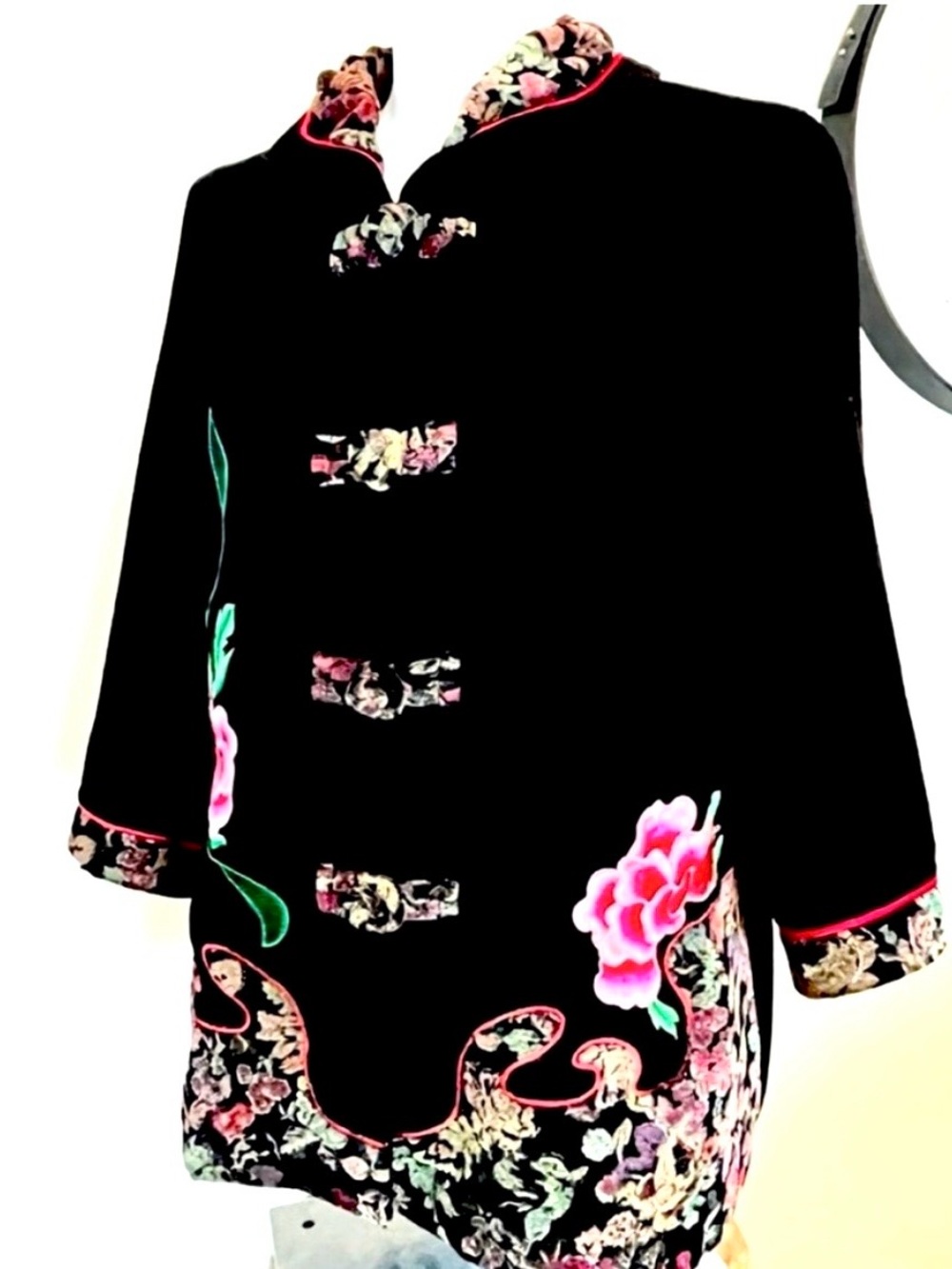 Vintage Rare Embroidered Tang Jacket